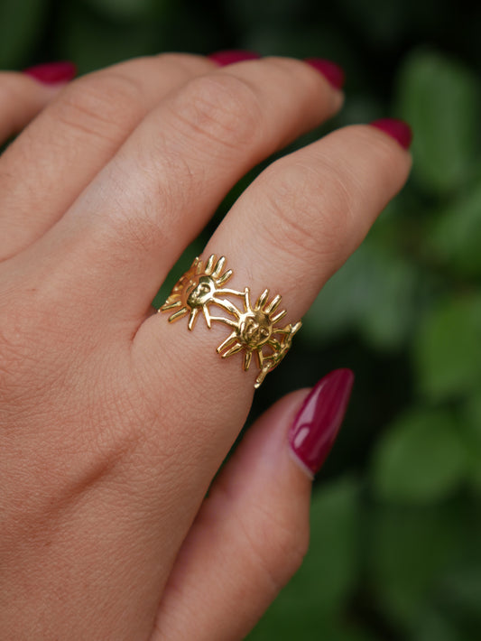 BAGUE| Sol (doré et argenté)