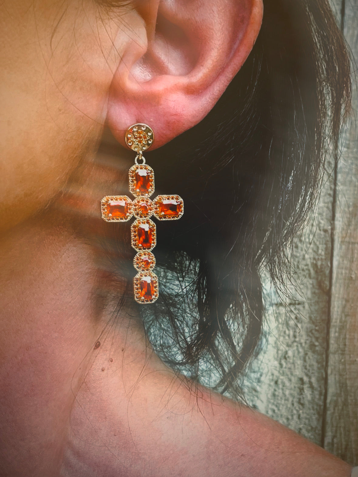 BOUCLES D'OREILLES  |  Laïa orange