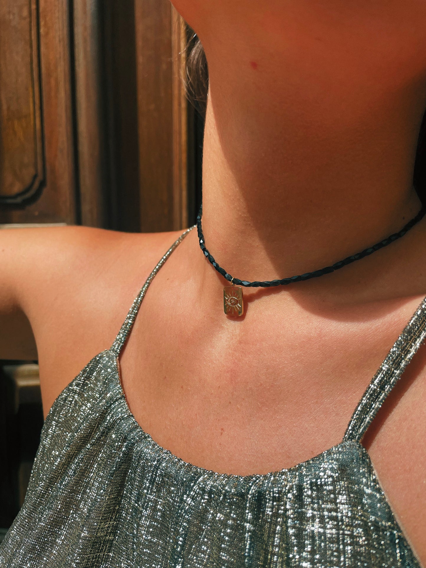 COLLIER GAIA | Noir