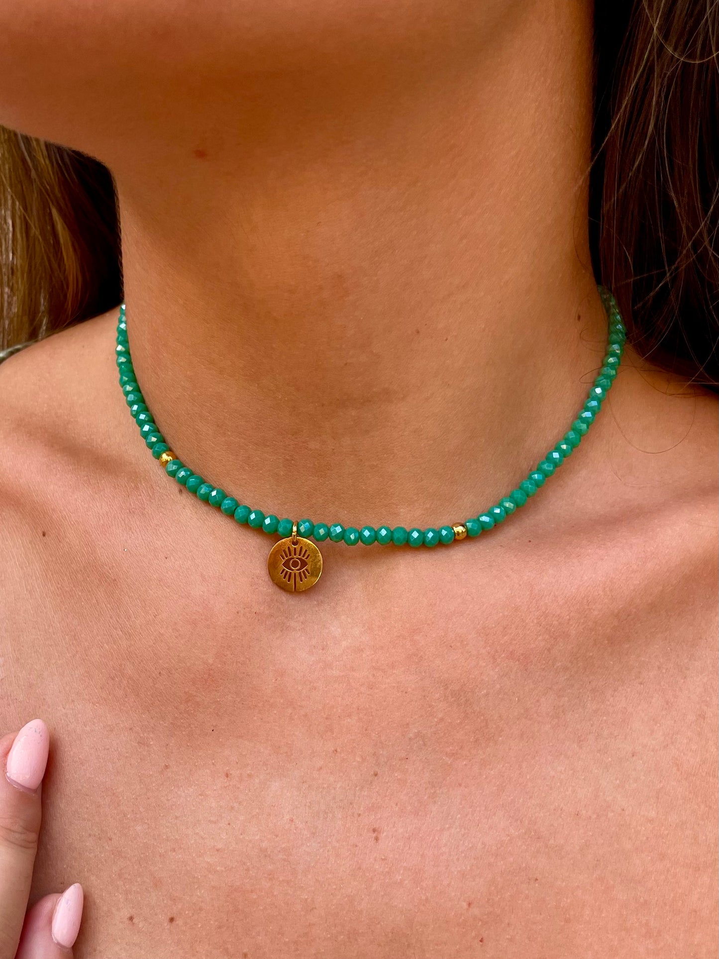 COLLIER PIANA | Vert Émeraude