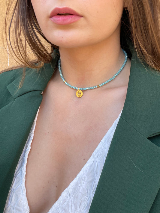 COLLIER PIANA | Bleu