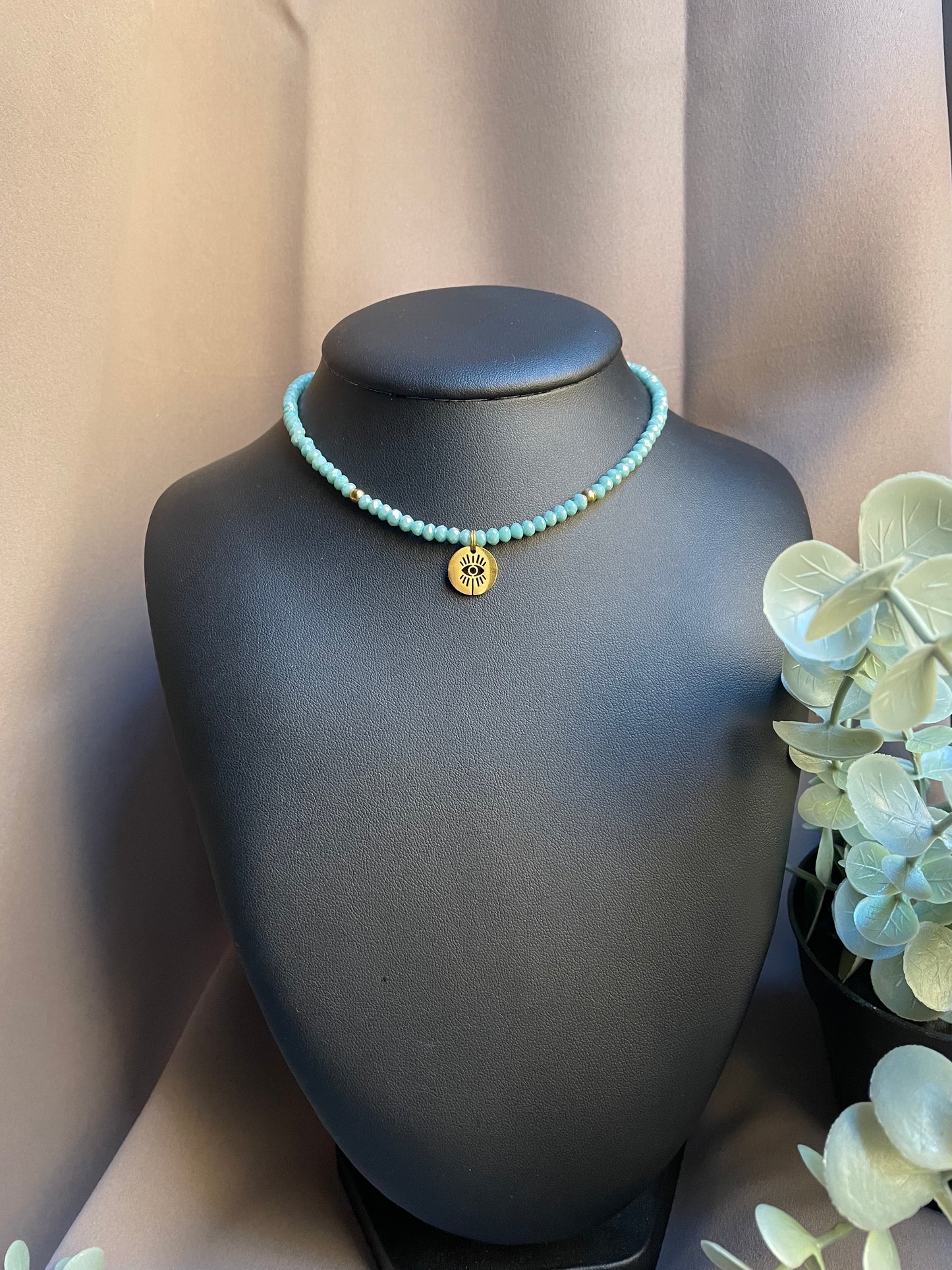 COLLIER PIANA | Bleu