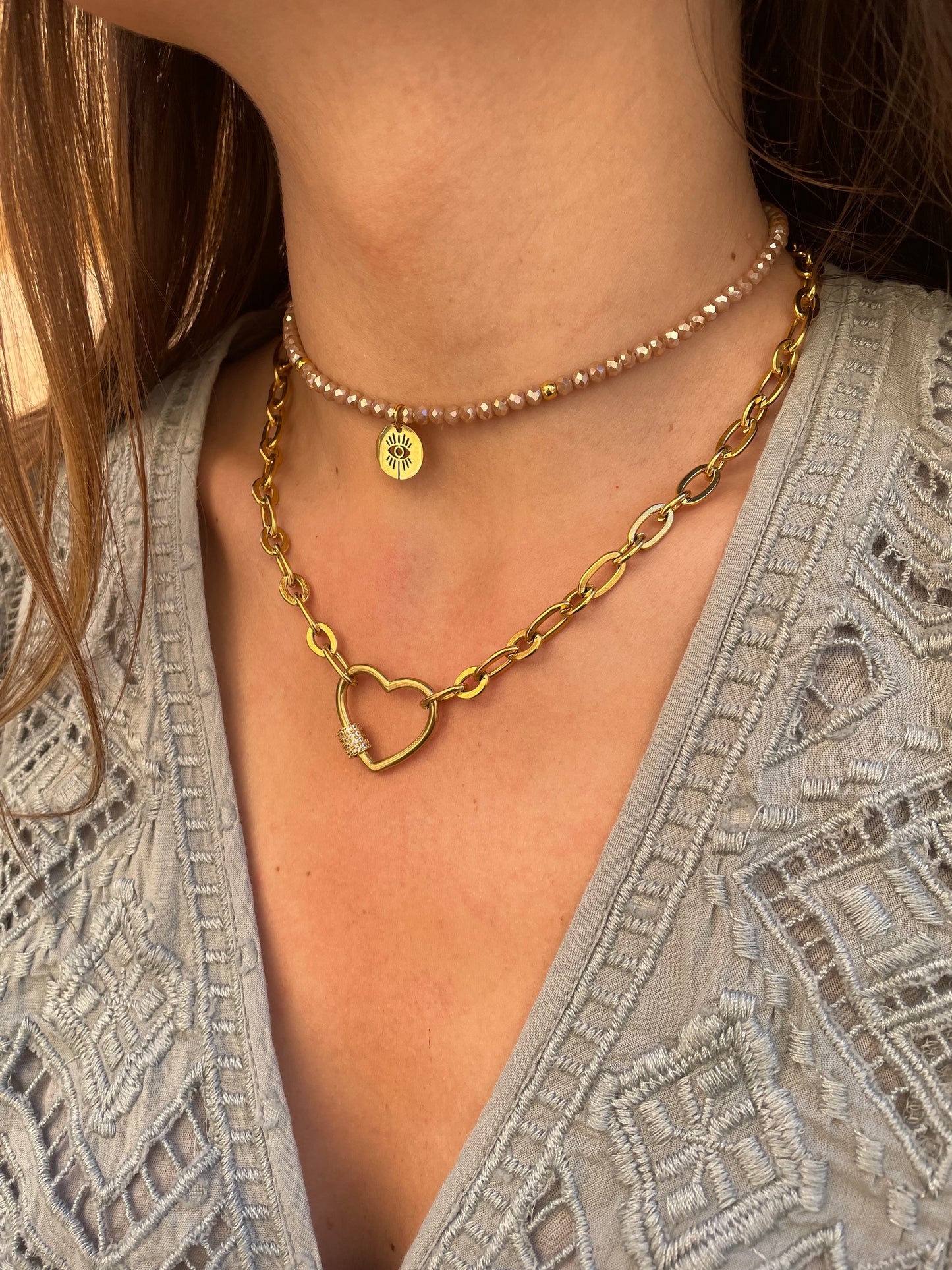 COLLIER PIANA | Rose Ambré