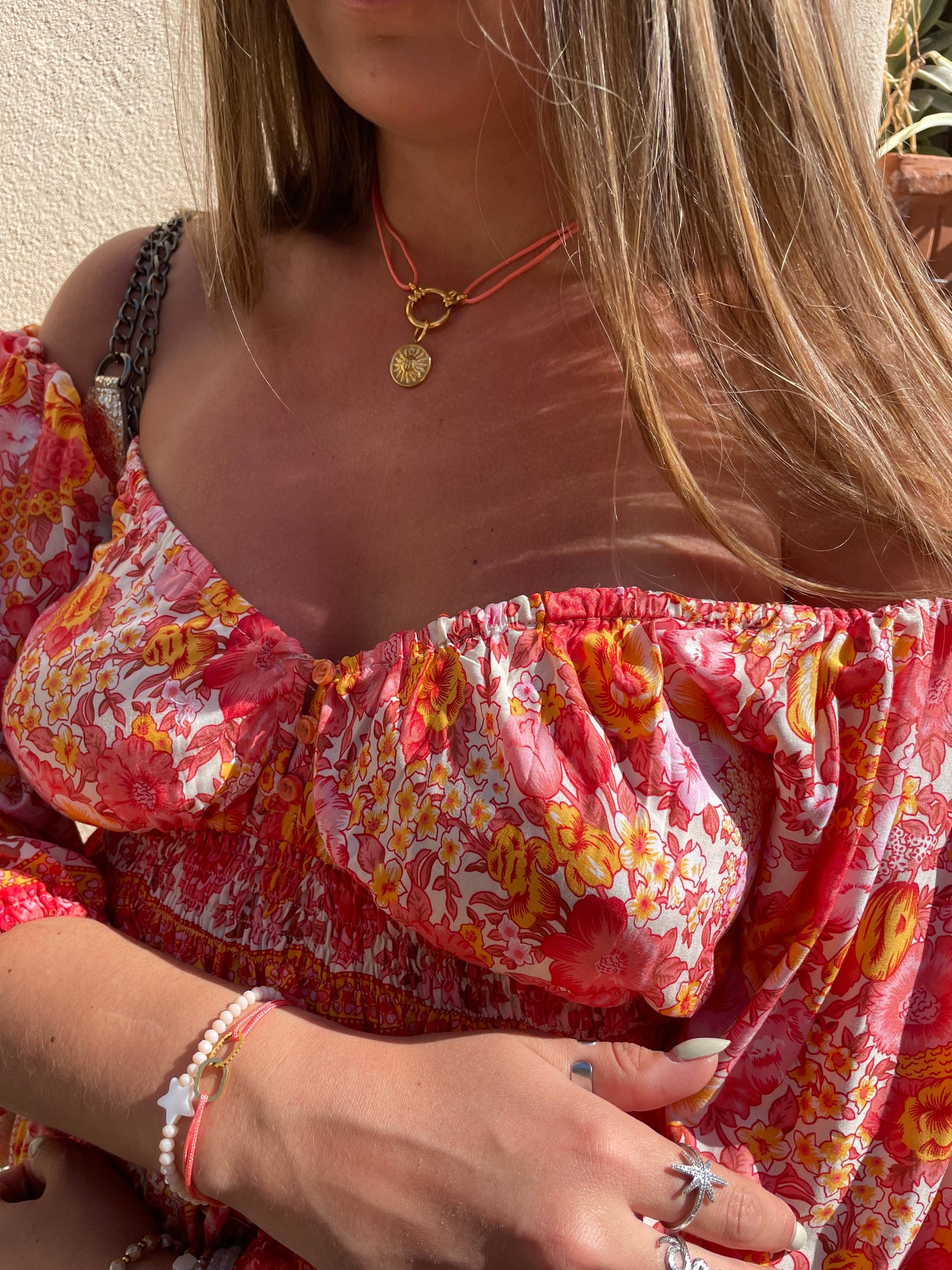 COLLIER EDESIA | corail