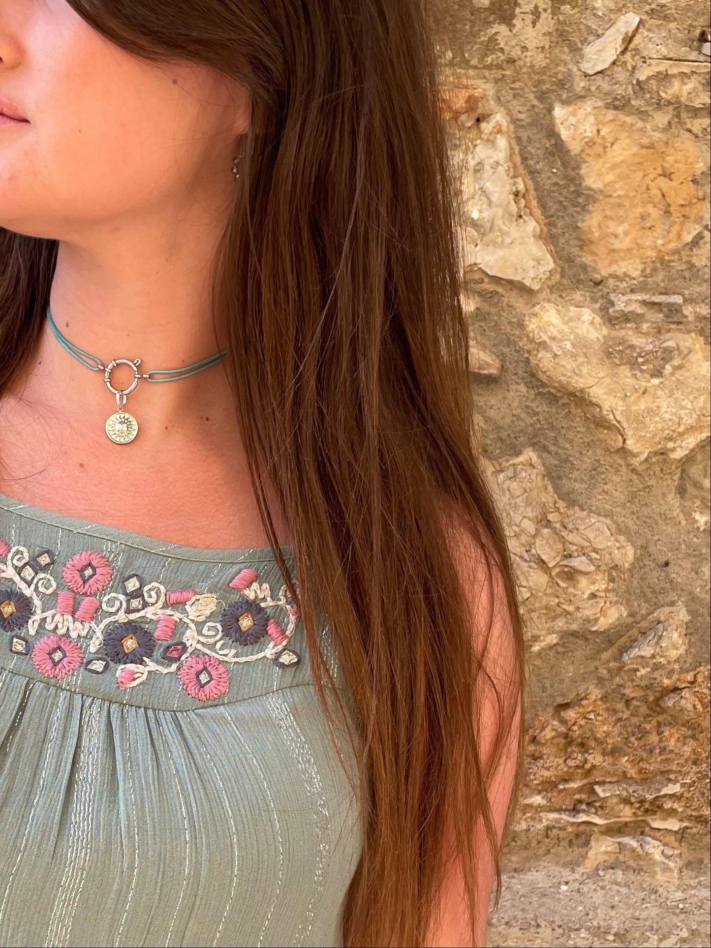 COLLIER EDESIA | bleu turquoise