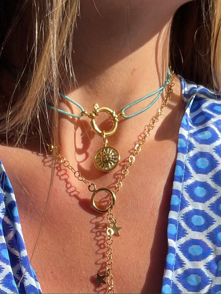 COLLIER EDESIA | bleu turquoise