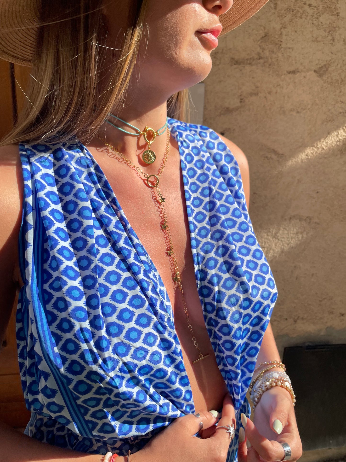 COLLIER EDESIA | bleu turquoise